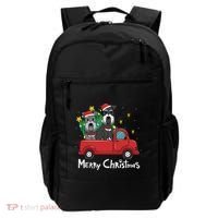 Miniature Schnauzer Christmas Truck Tree Mom Dad Xmas Gift Backpack thumb 0