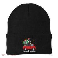 Miniature Schnauzer Christmas Truck Tree Mom Dad Xmas Gift Beanie thumb 0