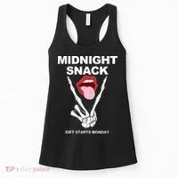 Midnight Snack Diet Starts Monday Women's Tank Top thumb 0