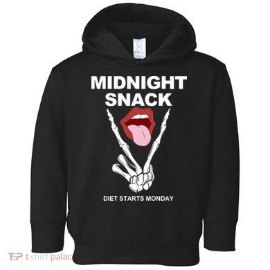 Midnight Snack Diet Starts Monday Toddler Hoodie