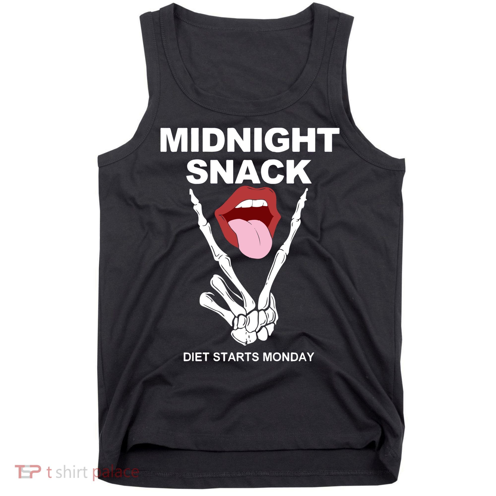 Midnight Snack Diet Starts Monday Tank Top