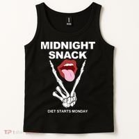 Midnight Snack Diet Starts Monday Tank Top thumb 2
