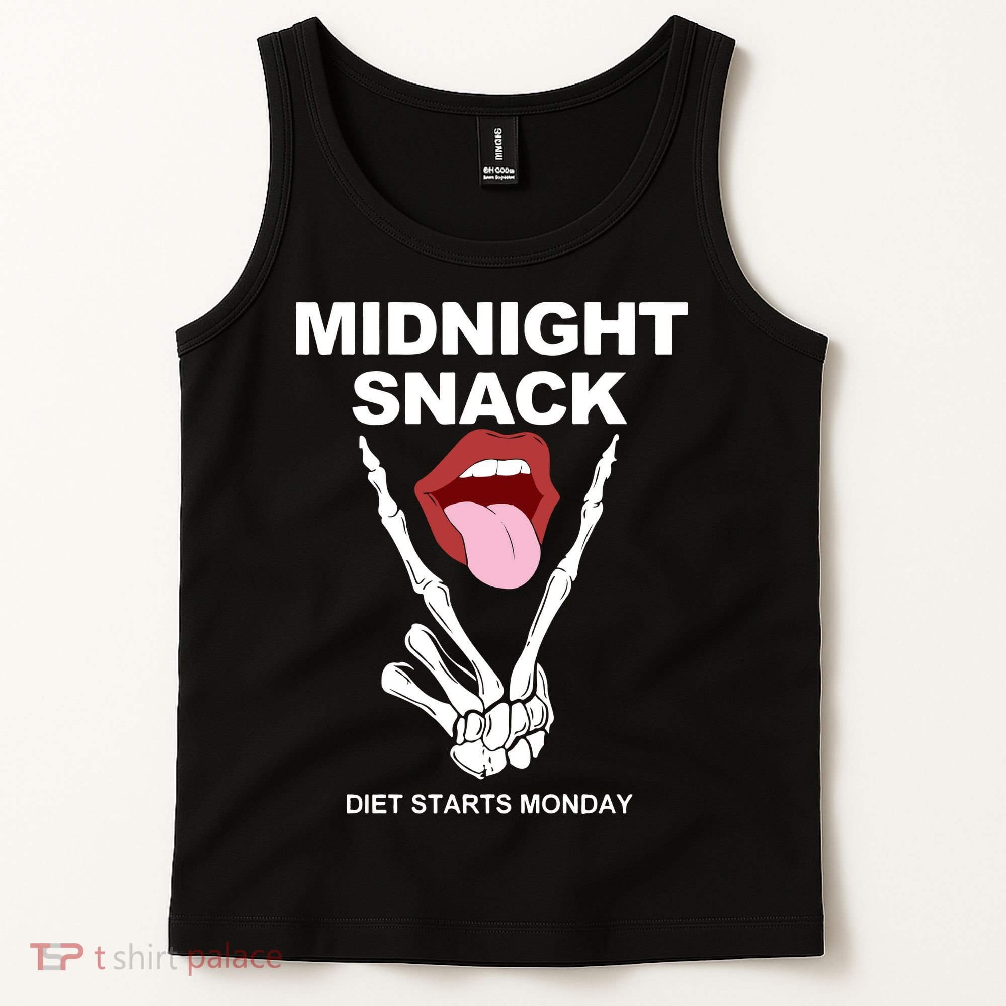 Midnight Snack Diet Starts Monday Tank Top