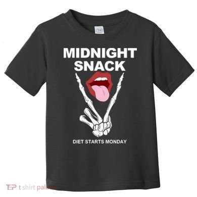 Midnight Snack Diet Starts Monday Toddler T-Shirt