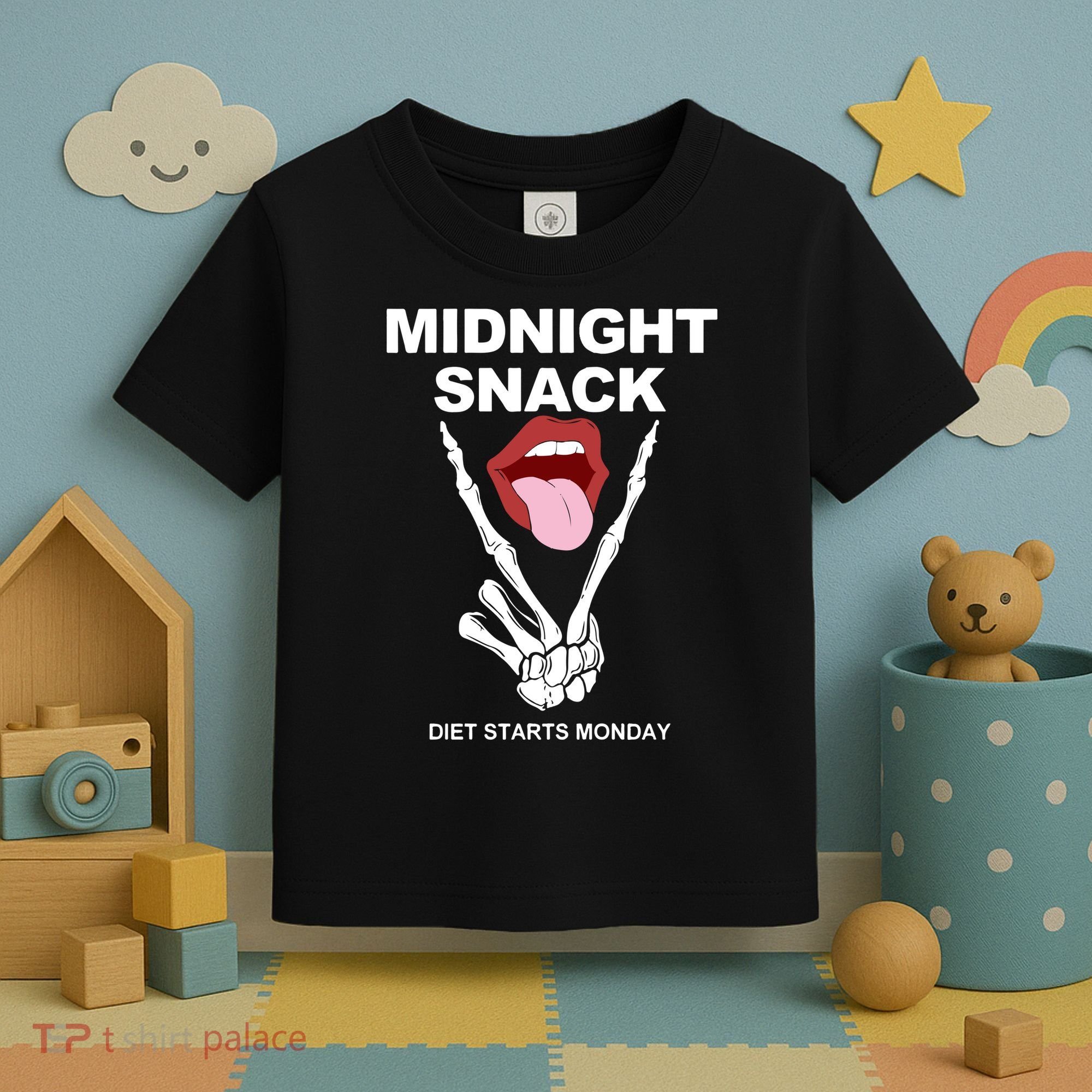 Midnight Snack Diet Starts Monday Toddler T-Shirt