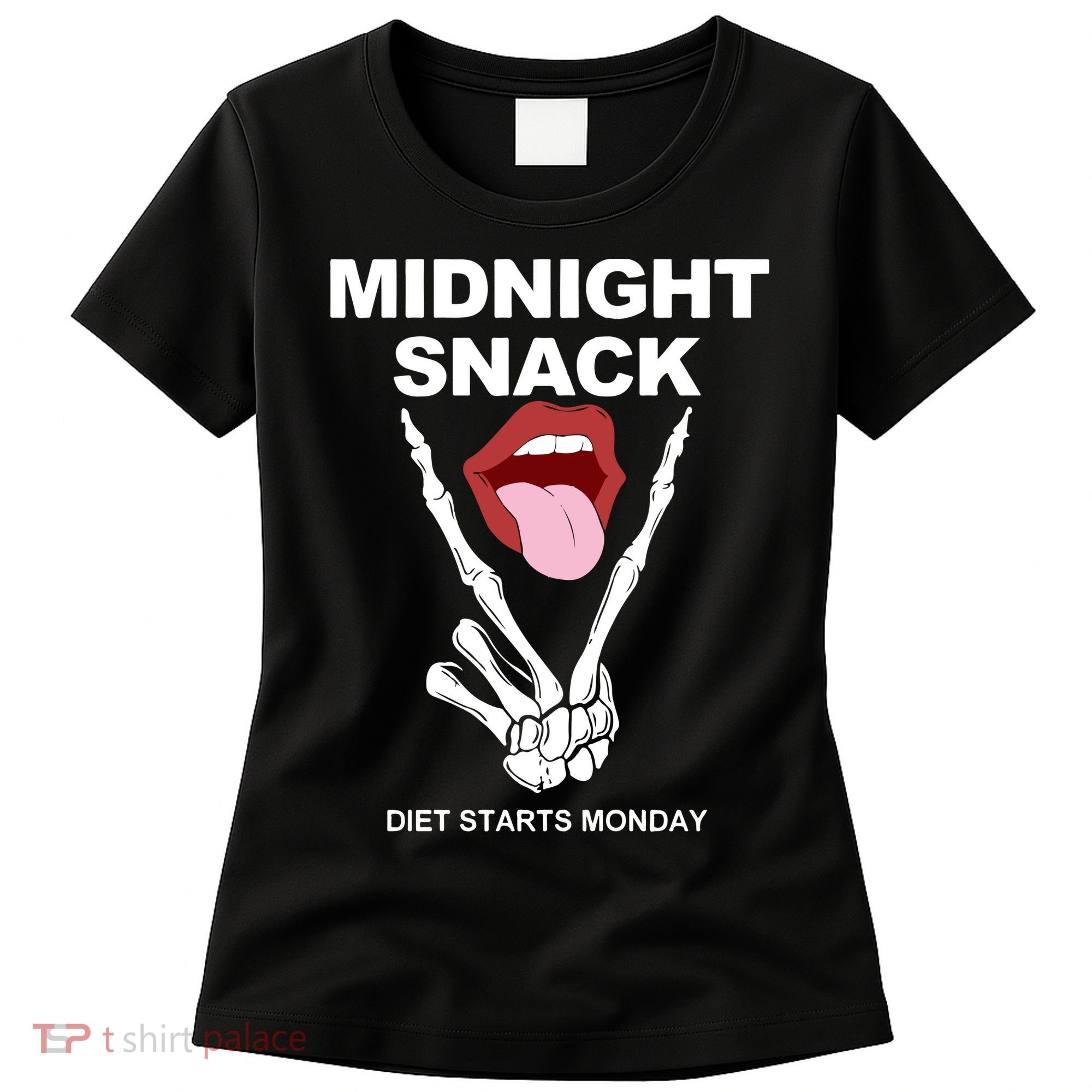 Midnight Snack Diet Starts Monday Women's T-Shirt