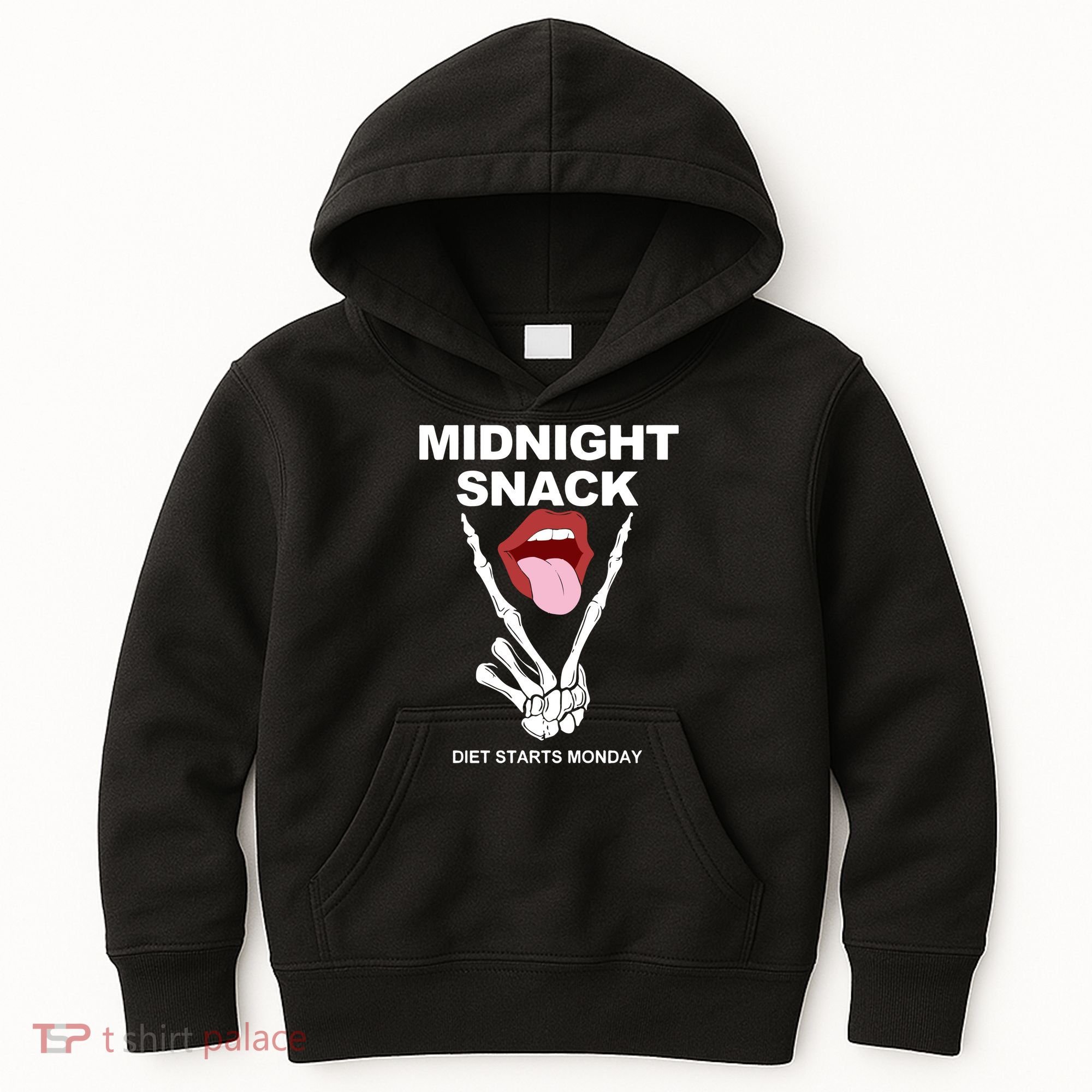 Midnight Snack Diet Starts Monday Kids Hoodie