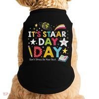 Motivational STAAR Day Wear For School Testing Season Doggie Tank thumb 0