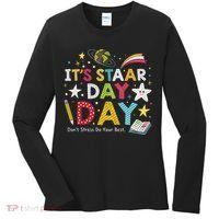 Motivational STAAR Day Wear For School Testing Season Women's Long Sleeve Shirt thumb 0
