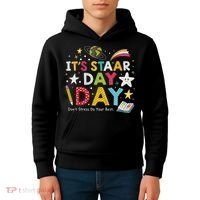Motivational STAAR Day Wear For School Testing Season Kids Hoodie thumb 4