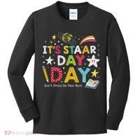 Motivational STAAR Day Wear For School Testing Season Kids Long Sleeve Shirt thumb 0