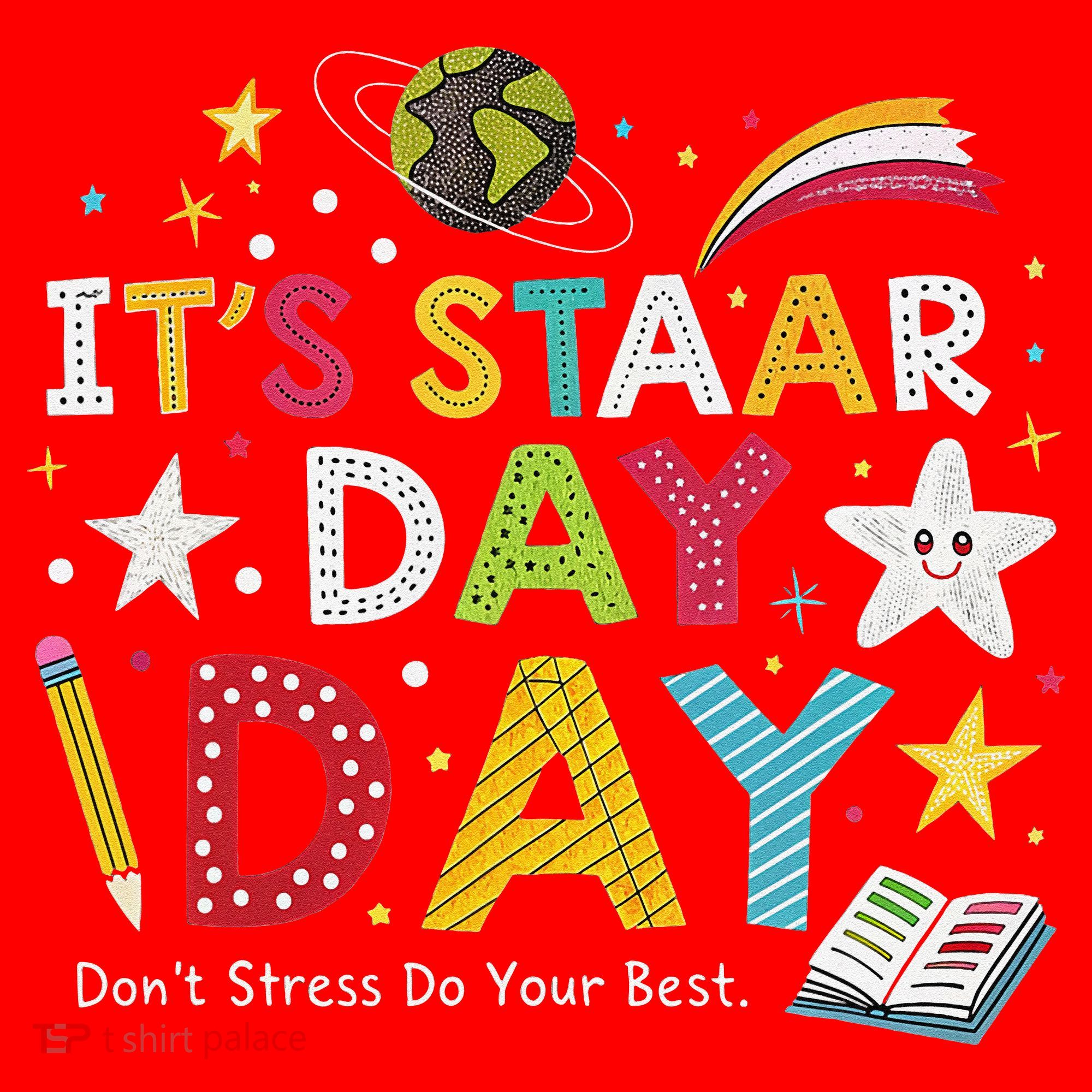 Motivational STAAR Day Wear For School Testing Season Santa Hat