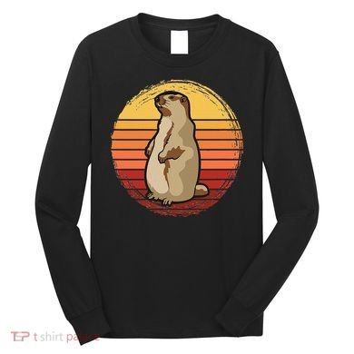 Marmot Sunset Design For Marmot Lovers Long Sleeve Shirt