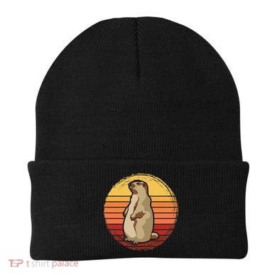 Marmot Sunset Design For Marmot Lovers Beanie