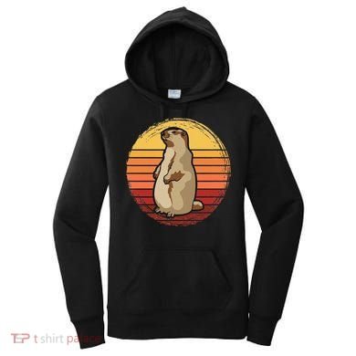 Marmot Sunset Design For Marmot Lovers Women's Hoodie