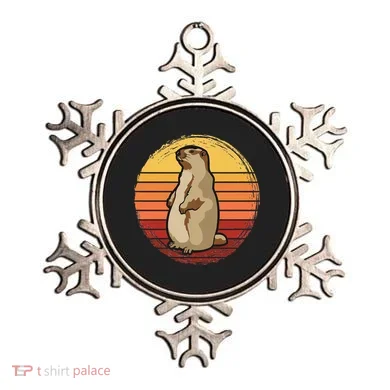 Marmot Sunset Design For Marmot Lovers Ornament