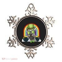 Miniature Schnauzer Dog Leprechaun Funny St Patricks Day Gift Ornament thumb 0