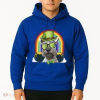 Miniature Schnauzer Dog Leprechaun Funny St Patricks Day Gift Hoodie thumb 2