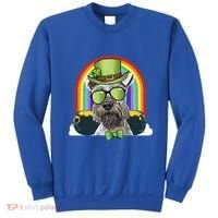 Miniature Schnauzer Dog Leprechaun Funny St Patricks Day Gift Sweatshirt thumb 0