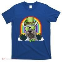 Miniature Schnauzer Dog Leprechaun Funny St Patricks Day Gift T-Shirt thumb 0