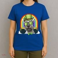 Miniature Schnauzer Dog Leprechaun Funny St Patricks Day Gift T-Shirt thumb 4