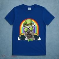 Miniature Schnauzer Dog Leprechaun Funny St Patricks Day Gift T-Shirt thumb 5