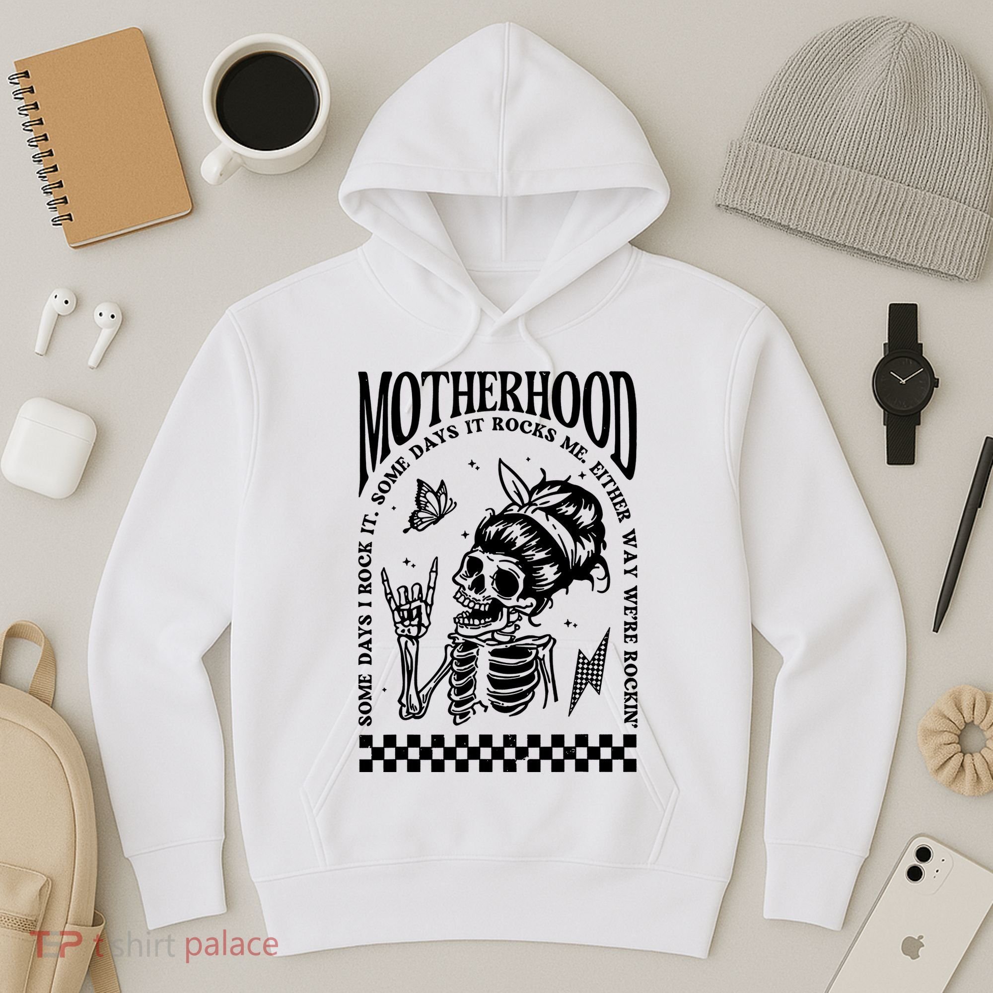 Motherhood Some Day I Rock It Hoodie