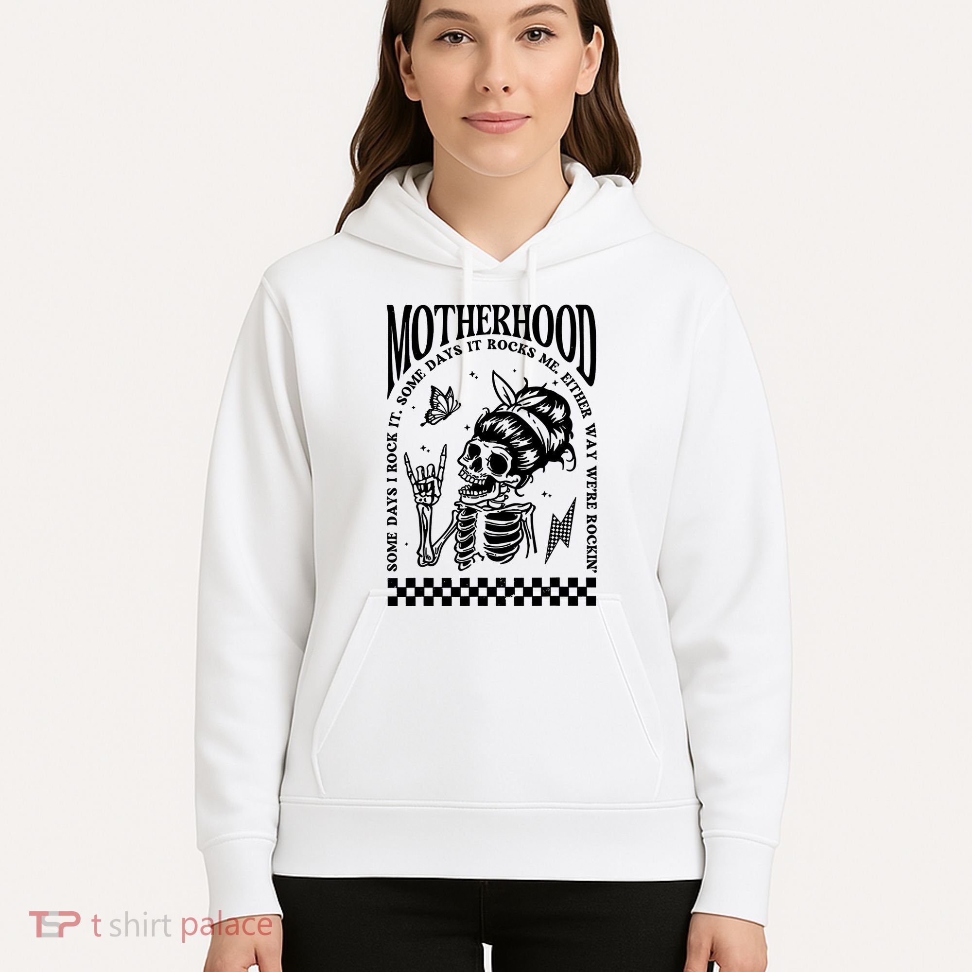 Motherhood Some Day I Rock It Hoodie