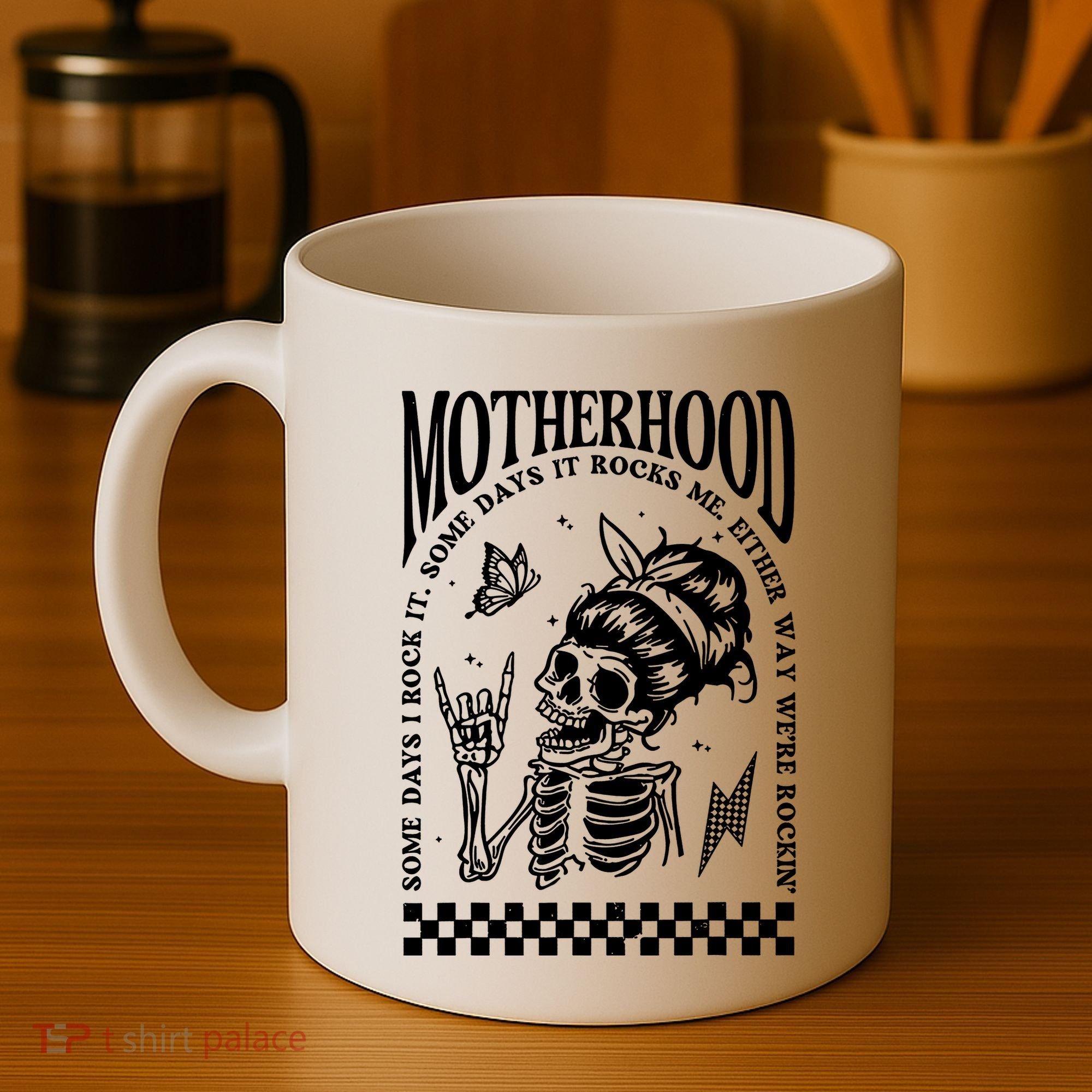 Motherhood Some Day I Rock It Coffee Mug