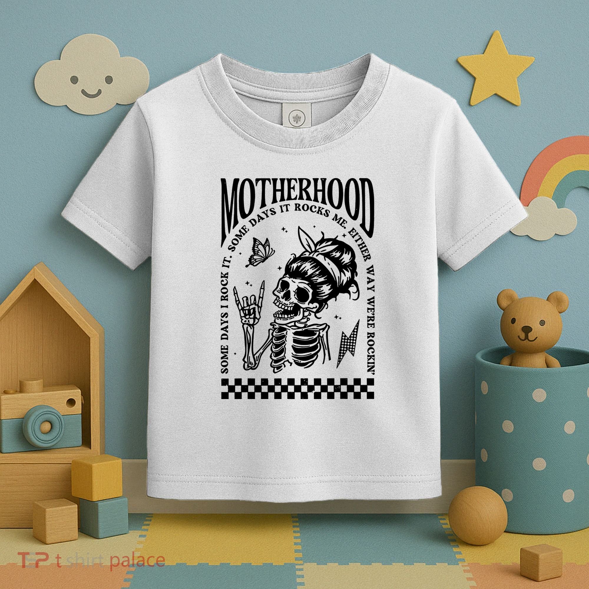 Motherhood Some Day I Rock It Toddler T-Shirt