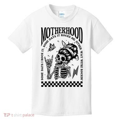 Motherhood Some Day I Rock It Kids T-Shirt