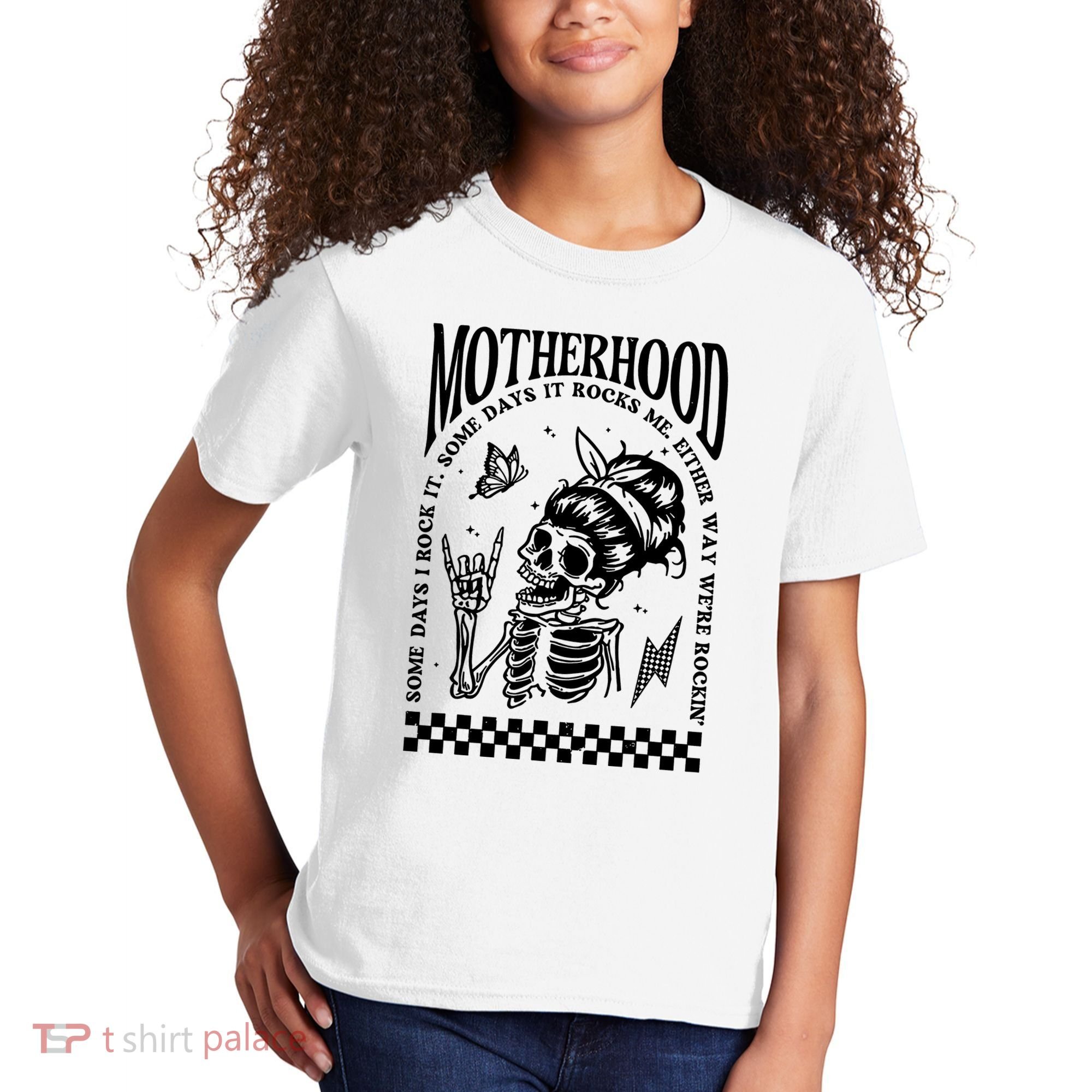 Motherhood Some Day I Rock It Kids T-Shirt