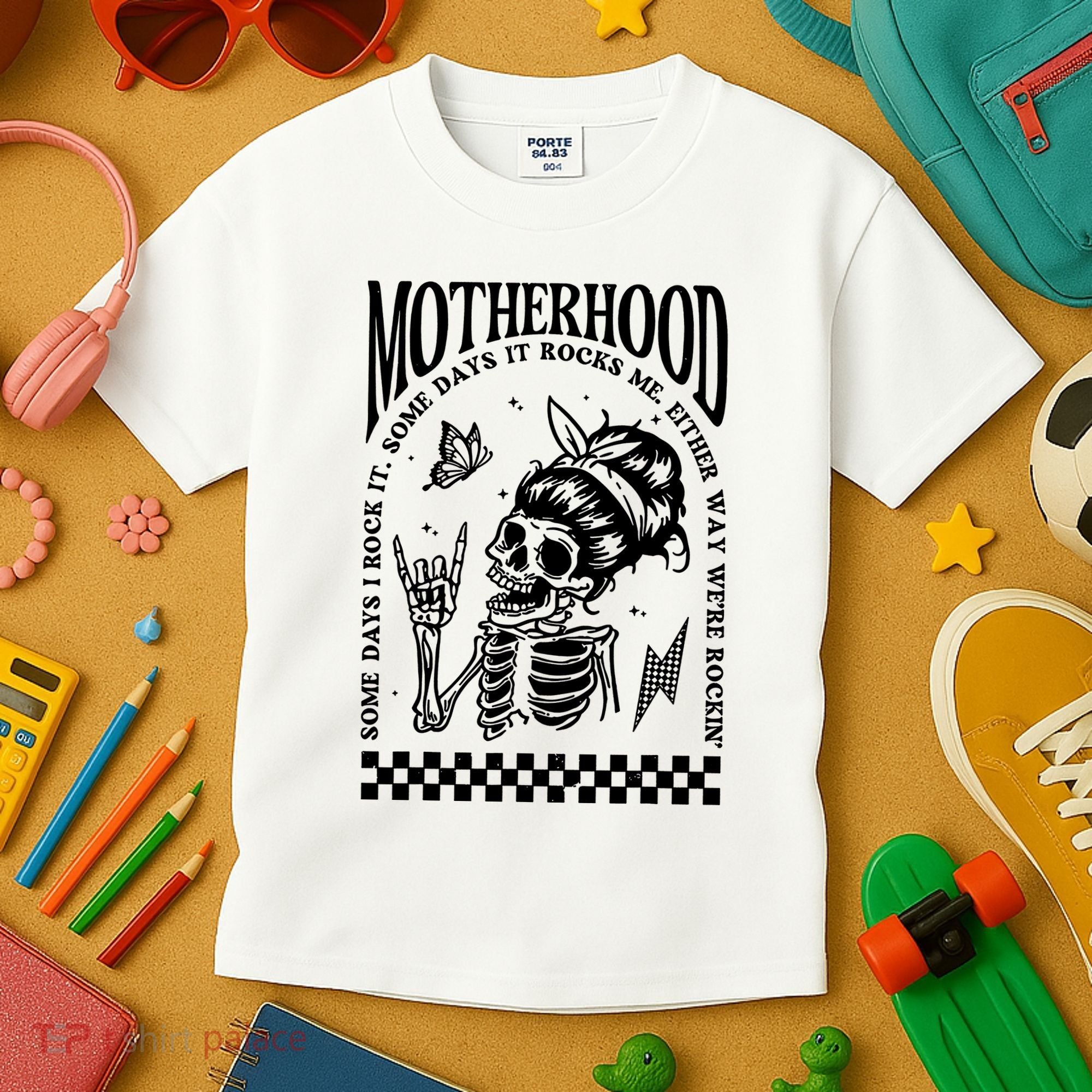 Motherhood Some Day I Rock It Kids T-Shirt