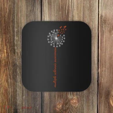 Multiple Sclerosis Dandelion MS Awareness Coaster