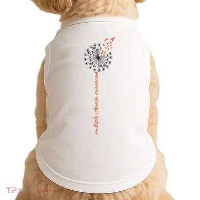Multiple Sclerosis Dandelion MS Awareness Doggie Tank