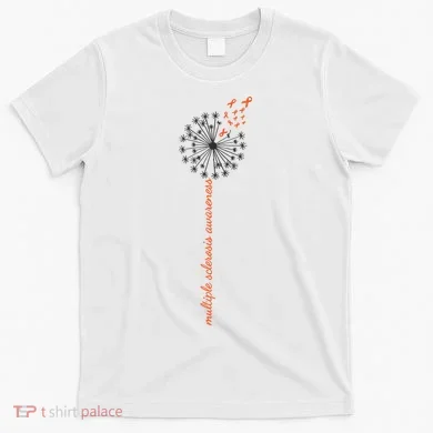 Multiple Sclerosis Dandelion MS Awareness T-Shirt