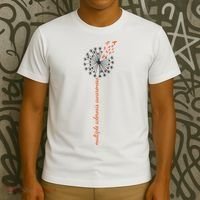 Multiple Sclerosis Dandelion MS Awareness T-Shirt thumb 3
