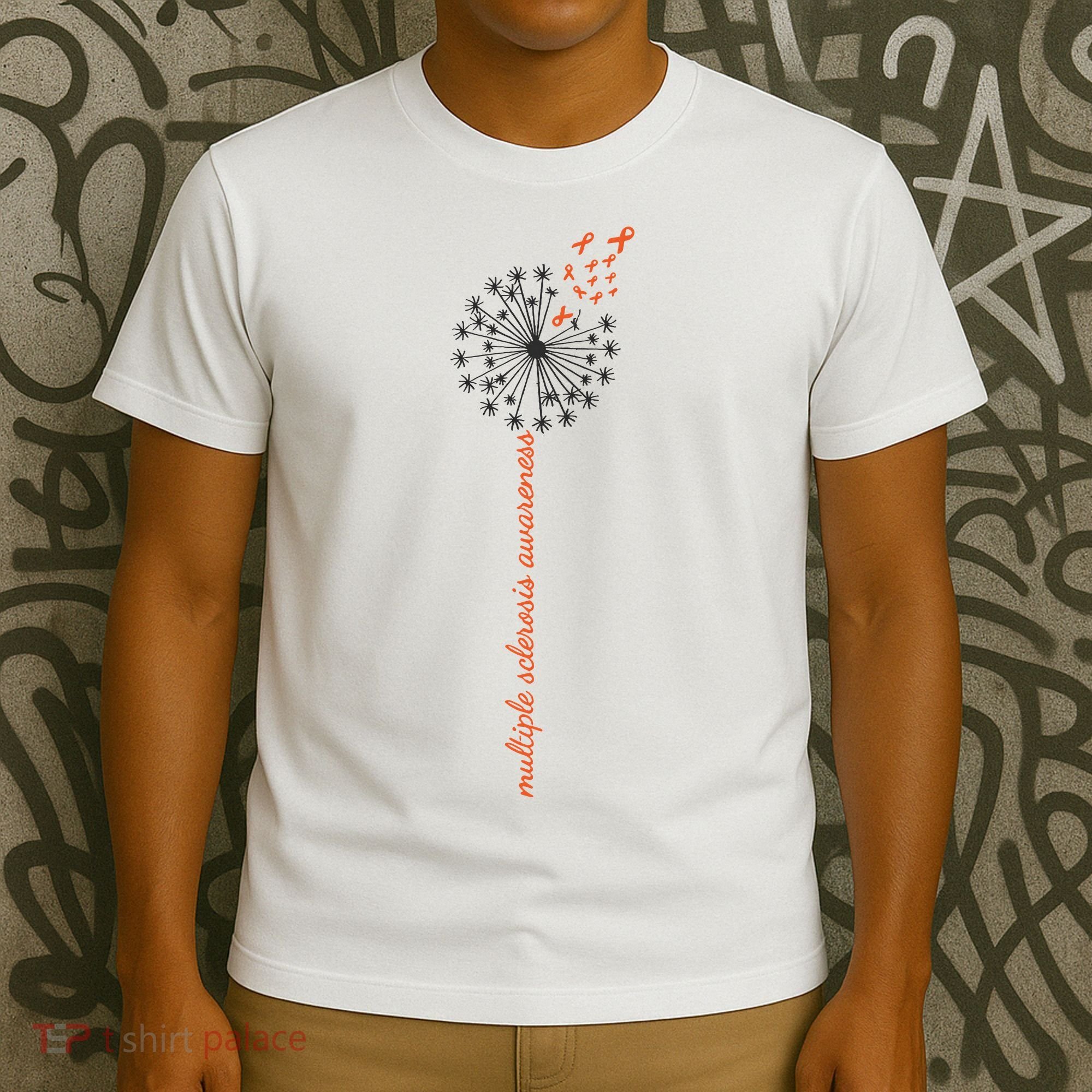 Multiple Sclerosis Dandelion MS Awareness T-Shirt