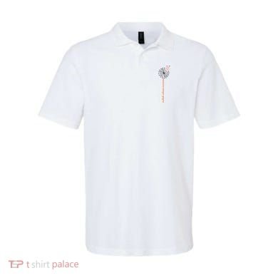 Multiple Sclerosis Dandelion MS Awareness Polo