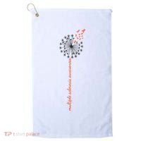 Multiple Sclerosis Dandelion MS Awareness Golf Towel thumb 0