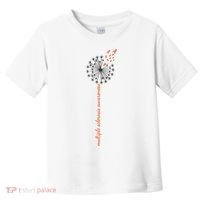 Multiple Sclerosis Dandelion MS Awareness Toddler T-Shirt thumb 0