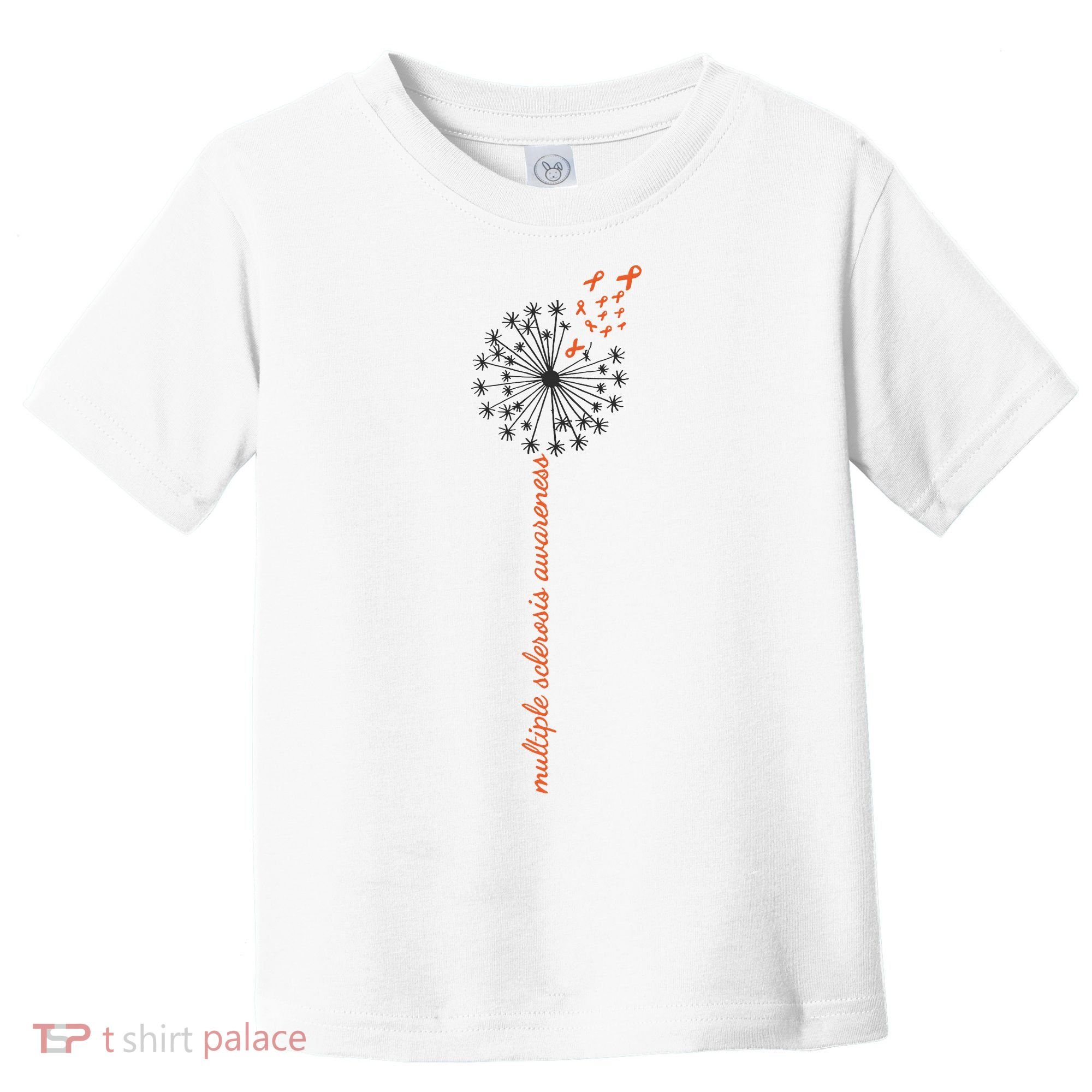 Multiple Sclerosis Dandelion MS Awareness Toddler T-Shirt
