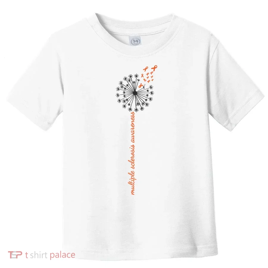Multiple Sclerosis Dandelion MS Awareness Toddler T-Shirt