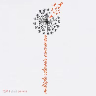 Multiple Sclerosis Dandelion MS Awareness Visor