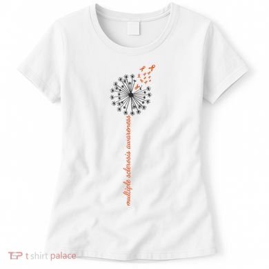 Multiple Sclerosis Dandelion MS Awareness Women's T-Shirt