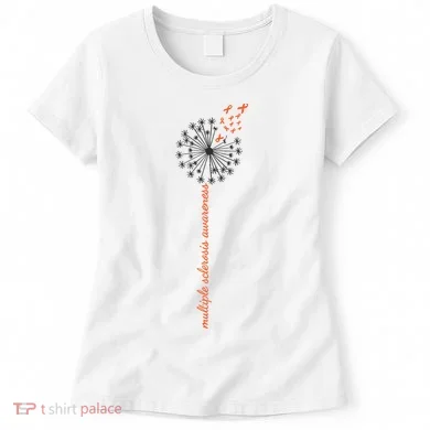 Multiple Sclerosis Dandelion MS Awareness Women's T-Shirt