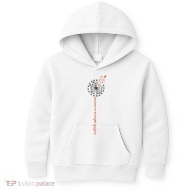 Multiple Sclerosis Dandelion MS Awareness Kids Hoodie