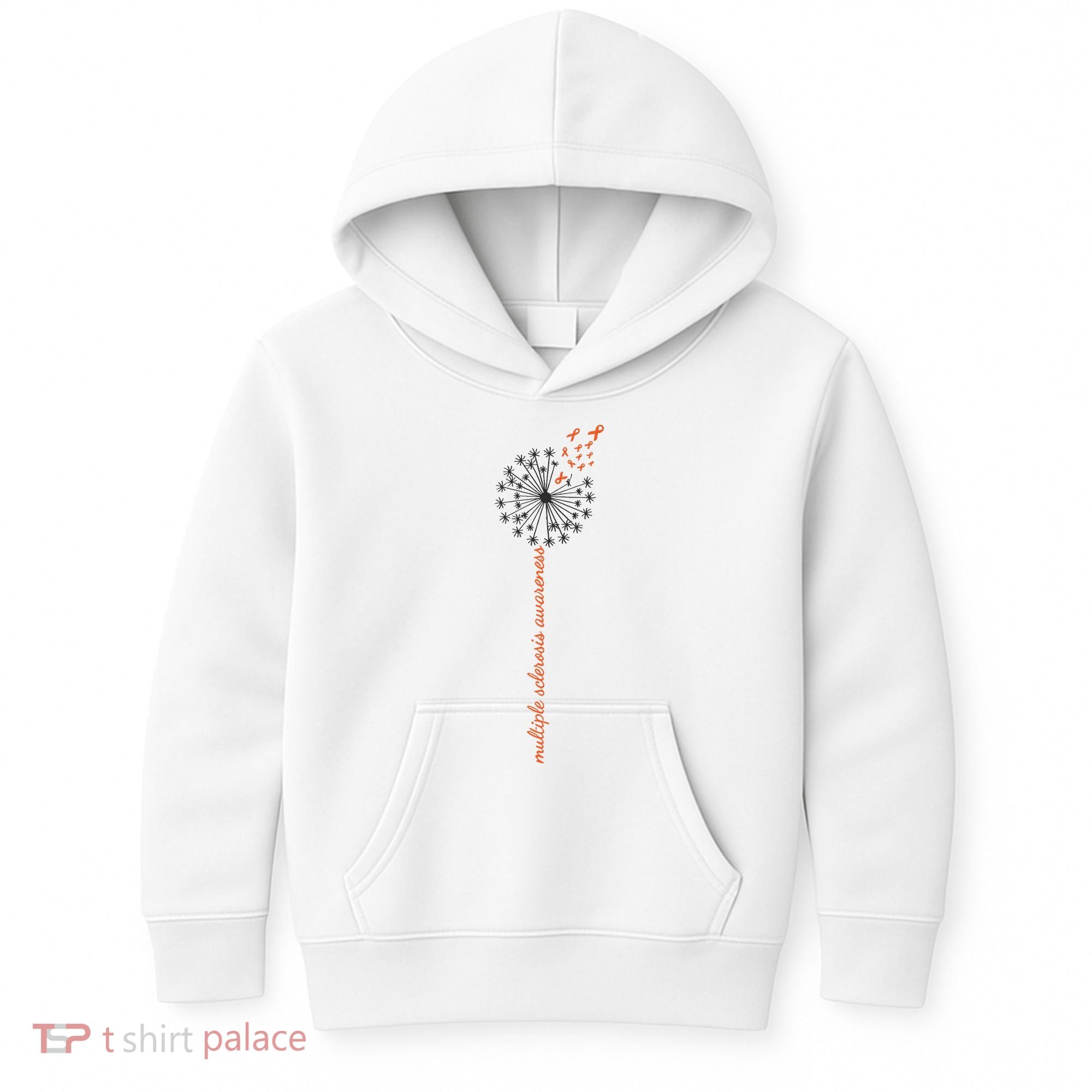 Multiple Sclerosis Dandelion MS Awareness Kids Hoodie