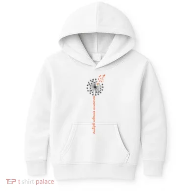 Multiple Sclerosis Dandelion MS Awareness Kids Hoodie