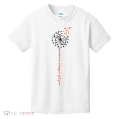 Multiple Sclerosis Dandelion MS Awareness Kids T-Shirt